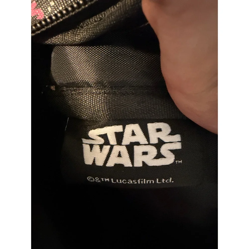 Star Wars Grogu Baby Yoda Mini Backpack Black Pink Mandalorian The Child Bag